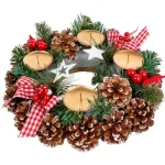 Kedvezményes ár Adventi dekoráció gyertyatartóval, 30 cm 58009
