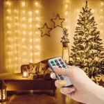 Family microLED fényfüggöny 100 db meleg fehér 3x1 m 230V távirányítós 58904A Bestseller