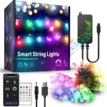 Nézd meg most Garden of Eden smart fényfüzér USB 50 RGB LED 5 m WiFi bluetooth 58380