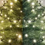 Olcsó Home LED205WWWH LED-es dual color fényfüzér, kül- és beltéri kivitel, 200 db melegfehér/hidegfehér LED, 14 m füzérhossz LED205WWWH