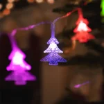 Prémium Family LED fényfüzér színes fenyőfa 20 LED 2,3 m 3xAA 58223B