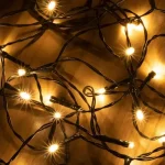 Gyors kiszállítás Home mini LED-es fényfüzér 4,9 m elemes kül- és beltéri MLC 58/WW