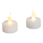 Biztonságos fizetés LED-es teamécses fehér 2db/csomag 55246
