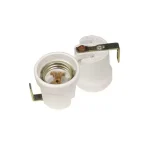 Kanlux E27 porcelán talpas foglalat fém lemezzel HLDR-E27F 2161 Akciós ár