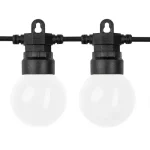Optonica napelemes szolár LED fényfüzér 10m 20db LED 128lm 2700K IP65 9092 Különleges ajánlat