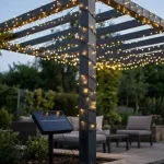 Home SLC200WW szolár fényfüzér, 200db melegfehér LED, 14m hosszúság, zöld vezeték, kültéri kivitel SLC200WW Olcsó