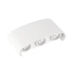 Végkiárusítás Optonica LED kültéri fali lámpa fehér 6W 510lm 3000K meleg fehér IP65 7410