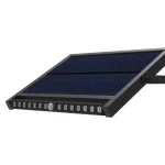 Optonica napelemes kültéri LED fali lámpa mozgásérzékelővel 12,5W 1200lm 6000K hideg fehér IP54 7543 Biztonságos vásárlás
