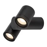 Rábalux Enol kültéri fali lámpa 2xGU10 fekete L21,5cm IP44 77111 Akció