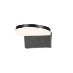 Rábalux Batida kültéri LED fali lámpa 9W CCT fekete IP54 77117 Biztonságos fizetés