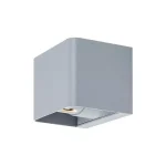 Rábalux Hallstatt kültéri LED fali lámpa 10W 3000K szürke IP54 77170 Kihagyhatatlan ajánlat