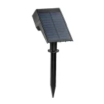 Szuper akció Rábalux Nantes LED kültéri napelemes lámpa 0,5W 50lm 3000K fekete IP65 77088