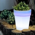 Legjobb ár Garden of eden szolár virágcserép 4 hidegfehér LED 16,5x19 cm 11739