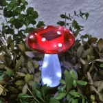 Garden of eden Leszúrható szolár gomba 23,5 cm 10 hidegfehér LED 11775 Akció