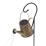 Home MX661 napelemes kerti lámpa, öntözőkanna, leszúrható, 1 db melegfehér LED 36 db melegfehér microLED, öntözést imitáló fényeffekt, fém, 465 g MX661 Utolsó esély