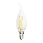 Gyors szállítás Optonica szélfútta filament LED izzó C35 gyertya E14 4W 2700K meleg fehér 1482