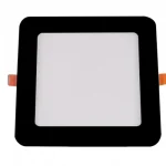 Optonica süllyesztett 12W-os 840 Lm beépített LED-es vékony modul, négyzet alakú, 3CCT, fekete 12927 Ajánlat
