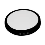 Optonica falon kívüli LED panel kerek 12W 840lm CCT fekete IP20 12930 Kedvezmény