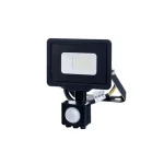 Optonica LED reflektor mozgásérzékelővel 10W 2700K meleg fehér 70cm vezeték fekete 5954 Expressz szállítás