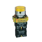 Elmark LED-es ipari nyomógomb indikátorral sárga 24V 6A EL 2-BW3571 1NO Biztonságos fizetés