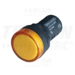 Tracon ipari LED jelzőlámpa 22mm 12V sárga LJL22-YA Bestseller