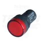 Tracon ipari LED jelzőlámpa 22mm 12V piros LJL22-RA Utolsó esély