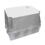 Olcsó Pawbol S-BOX 306H magasított falon kívüli műanyag kötődoboz gumi bevezetővel 150x110x140 mm IP55