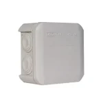 Kötődoboz műanyag falon kívüli 90x 90x 52mm IP55 vszürke lángállóság 650 C fokig OBO 2007045 Vedd meg online