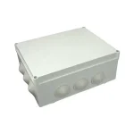 SEZ kötődoboz falon kívüli gumi bevezetővel 300x220x120mm IP55 S-BOX 606 Biztonságos fizetés