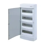 Kedvezmény Tehnoplast falon kívüli lakáselosztó 48 (4x12) modulos kiselosztó doboz IP40 N 48 C