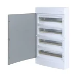 Tehnoplast falon kívüli lakáselosztó 72 (4x18) modulos kiselosztó doboz IP40 N 4x18 C Outlet