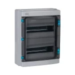 Szezonális akció Kanlux falon kívüli lakáselosztó 2x13P 26 modul IP65 KDB elosztódoboz IK10 KDB-IP65 38454