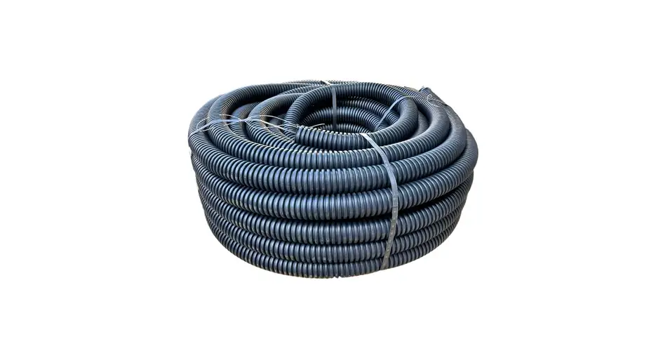 Gégecső 50 mm lépésálló behúzószálas fekete 50 m/tekercs Outlet