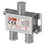 Kedvezmény EMOS Antenna elosztó splitter 2 utas 5–2 400 MHz EM2342 J0102