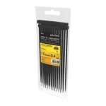 Legkelendőbb Entac kábelkötegelő 400x7,6 mm fekete gyorskötöző UV-álló 50db/csomag ECT-7.6-400-B