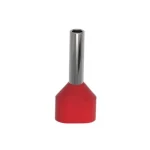 Tracon szigetelt iker érvéghüvely piros 2x1.0 mm2 E90I Alacsony ár