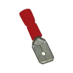 Rendeld meg most Tracon szigetelt rátolható csatlakozó csúszósaru csap 4,8×0,8mm 1,5mm2 piros PCS5