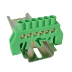 Tracon szigetelt földelősín gyüjtősín zöld 6×9mm, 6P NPE-G6-6 Akciós ár
