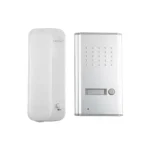 Utolsó esély Home DP 02 vezetékes kaputelefon szett, kétvezetékes rendszer, falba süllyeszthető fém külső egység, kapunyitó elektronika DP 02