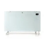 Stilo Smart WiFi üvegpanel fűtőtest 750W/1500W távirányítóval, fehér, falra szerelhető vagy szabadon álló kivitel, Stilo STI1804 Kedvezményes ár