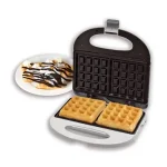 Home HG GS 21 gofrisütő, teljesítmény 750 W, tapadásmentes sütőfelület, egyszerre két gofri készíthető HG GS 21 Bestseller