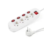 Delight asztali gyerekvédelmi hálózati hosszabbító elosztó 4-es HK4 1,5m H05VV-F 3x1,5mm² 20247B Olcsóbb