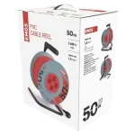 Emos kábeldob 50m 4 aljzat MT 3x1,5mm2 H05VV-F3G PVC IP20 P09250 Biztonságos fizetés