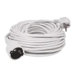 Újdonság Home By Somogyi 10m fűnyíró lengő hosszabbító fehér színű 2300W H05VV-F 3G 1,5 mm2 IP20 NV 2-10/WH/1,5