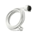 Gyors szállítás Anco lengő hosszabbító kábel 5m H05VV-F 3x1,5 mm2 fehér 321377