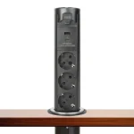 Expressz kézbesítés Delight Süllyeszthető rejtett elosztó Motoros rejtett elosztó"Touchcontrol" 3-as + USB 20453B