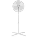 MIDEA FS40-21M álló ventilátor, 40 cm-es lapátátmérő, állítható magasság, 3 fokozat, 40W, fehér FS40-21M Biztonságos vásárlás
