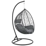 Kiárusítás Fészekhinta szürke 170x110x153 cm max.100 kg PR957