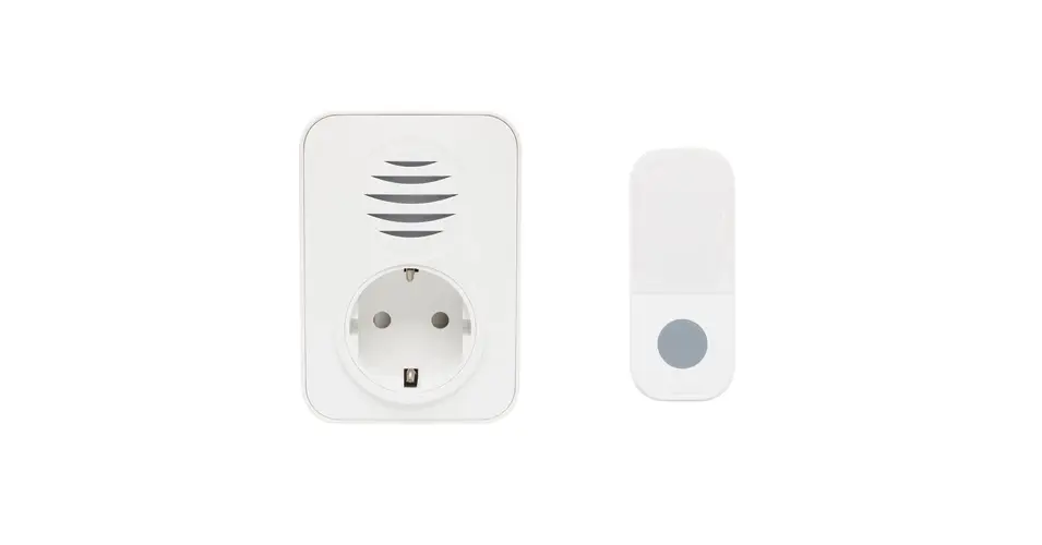 Home DBA1101AC vezeték nélküli csengő, elemes nyomógomb, max 150m hatótáv, 38 dallam, IP44 nyomógomb DBA1101AC Azonnal elérhető