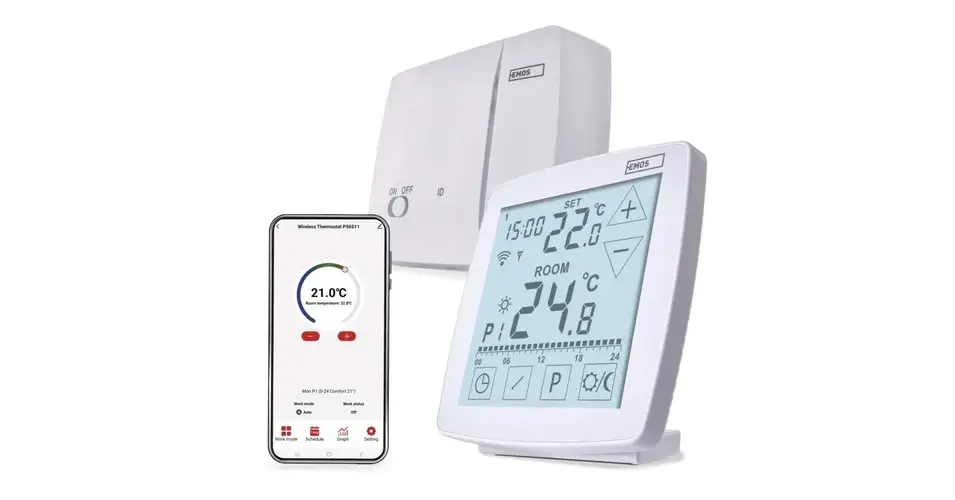 Népszerű Emos GoSmart Programozható vezeték nélküli szobatermosztát WiFi-vel P56S11